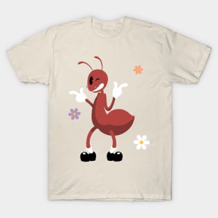 Funny Ant Illustration T-Shirt